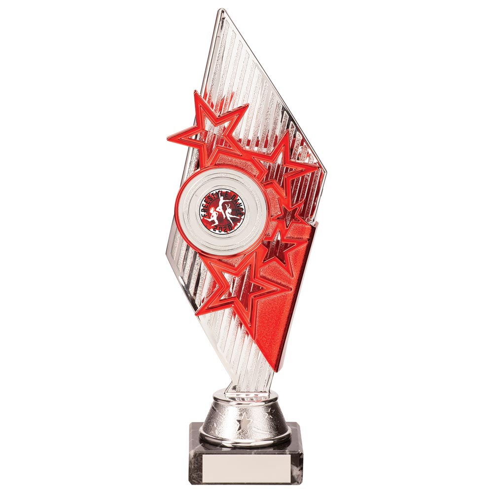 Budget Red Multi Sport Award Pizzazz Trophy